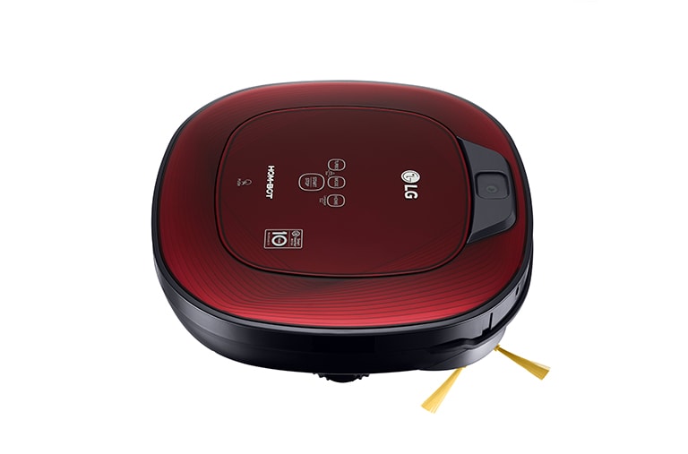 LG Ny robotdammsugare i ruby red färg med Smart Inverter Motor™ och ännu noggrannare rengöring i hörnen, VR8601RR